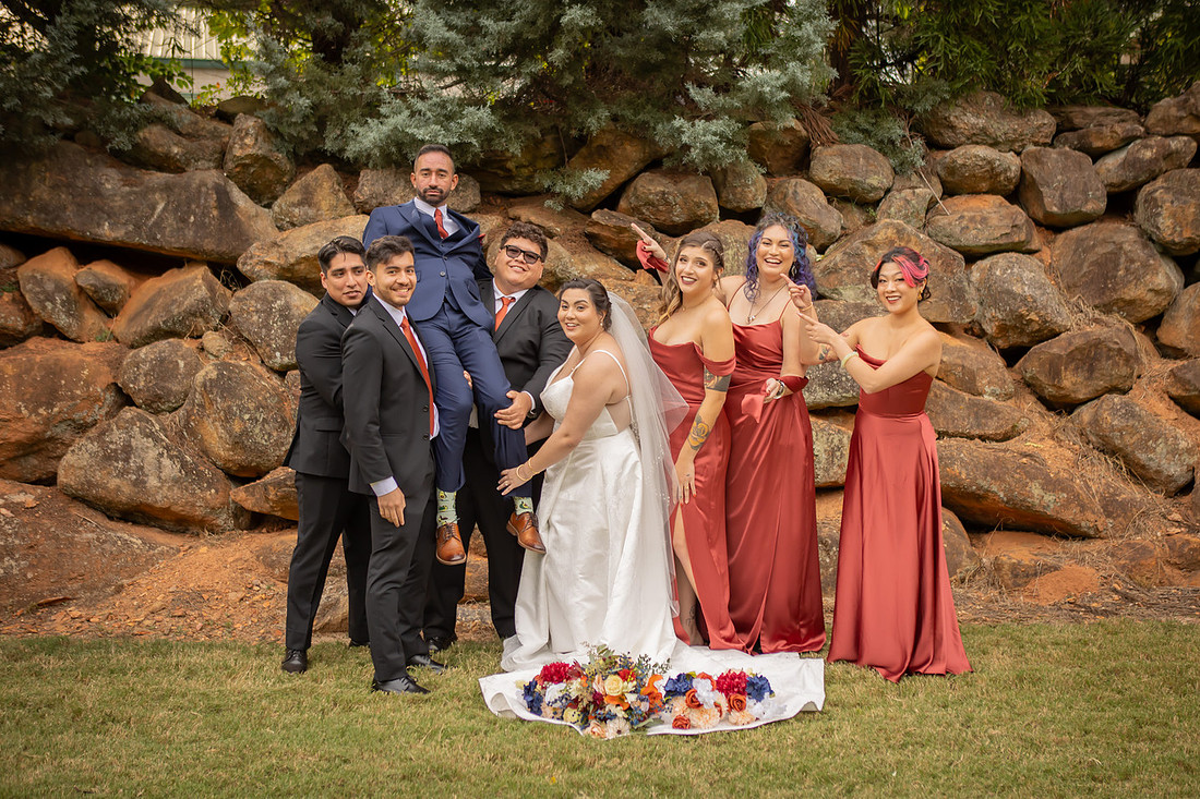 Bridal Party Group Photos Greenville SC Wedding Photographer