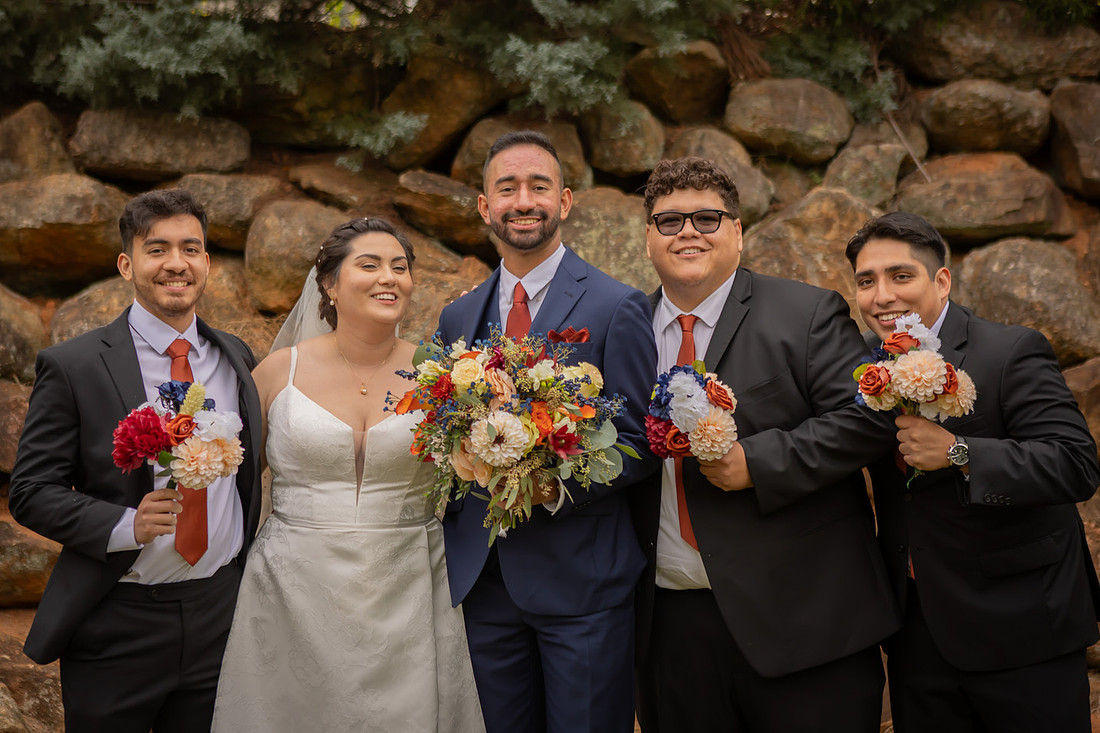 Bridal Party Group Photos Greenville SC Wedding Photographer