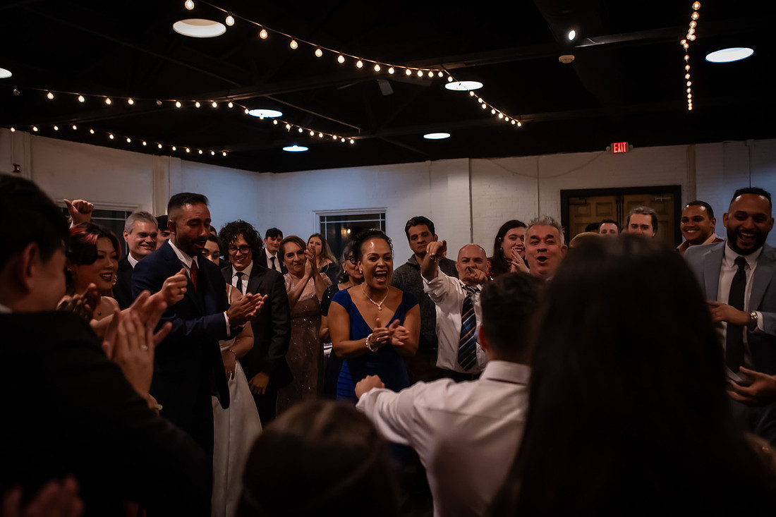 Dance Party Photography | Greenville SC Wedding Photographer