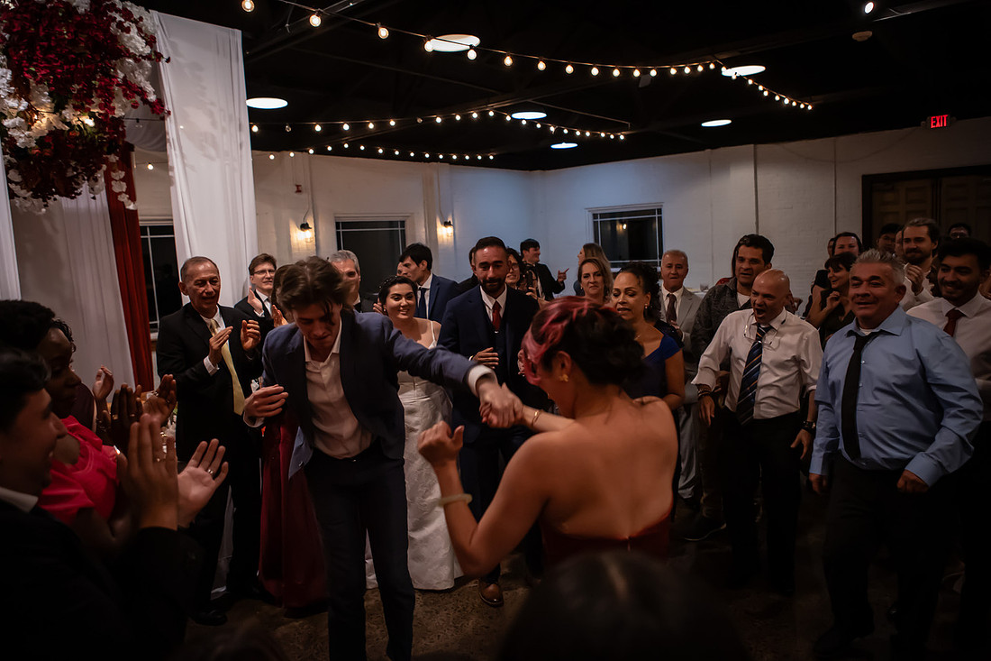Dance Party Photography | Greenville SC Wedding Photographer