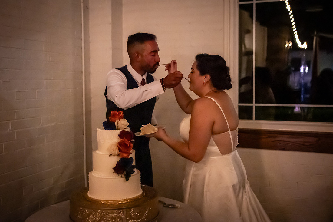 Cake Cutting Photography | Greenville SC Wedding Photographer