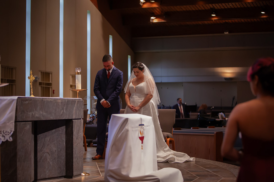 Wedding Photography in Catholic Church | Greenville SC Photographer