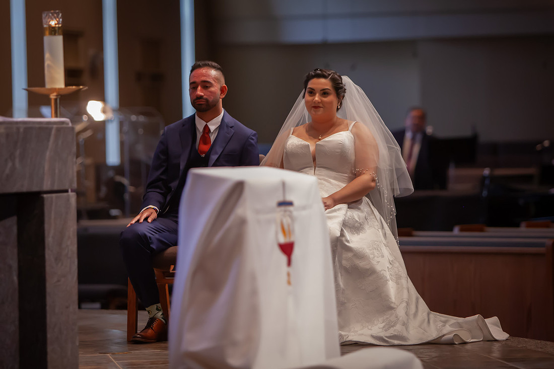 Wedding Photography in Catholic Church | Greenville SC Photographer