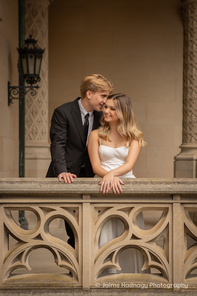 Engagement Photos at the Biltmore Estate Near the House