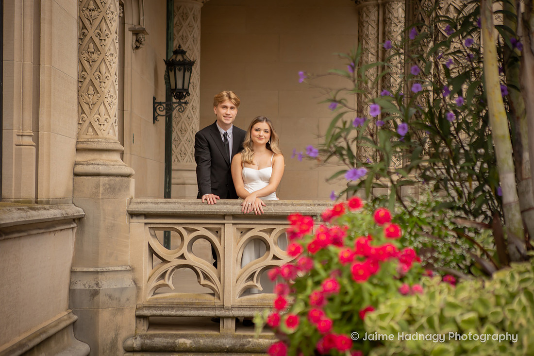 Engagement Photos at the Biltmore Estate Near the House