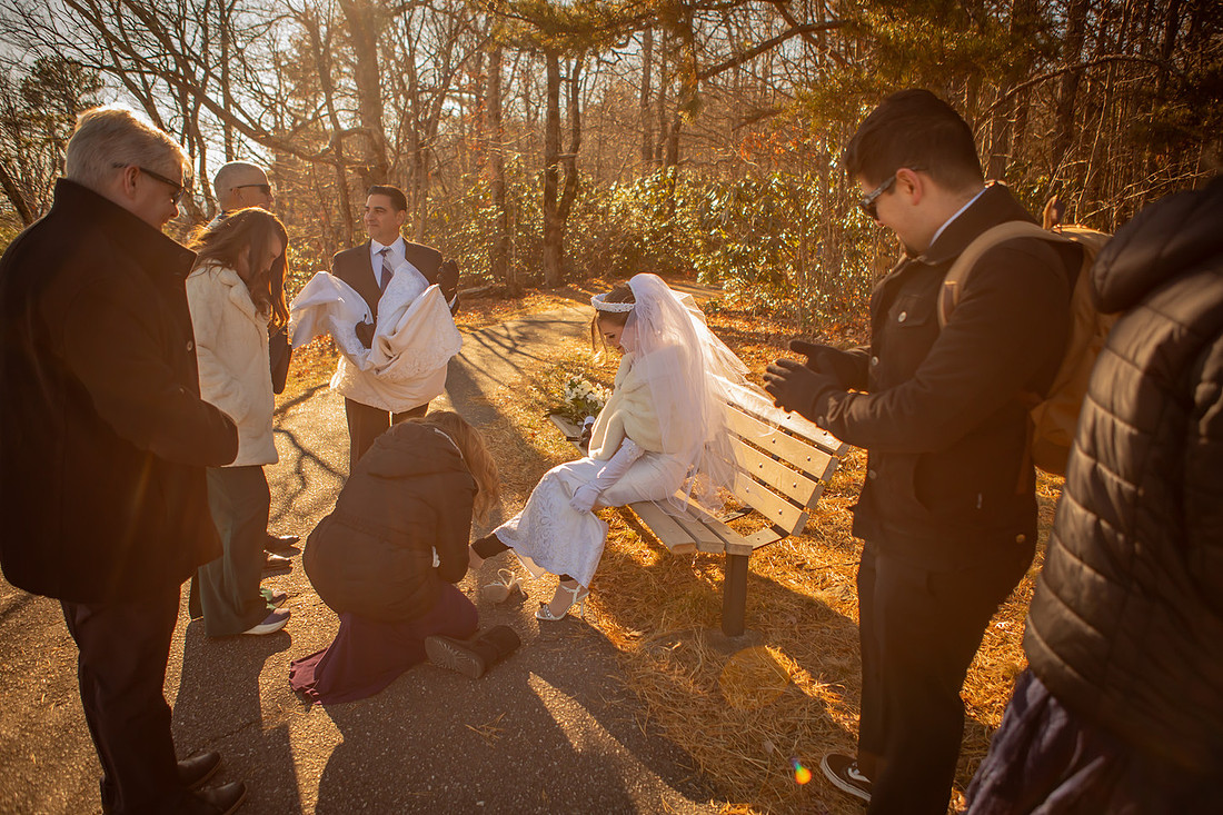 Adventure Wedding in the Mountains with Family | Asheville Elopement Photographer