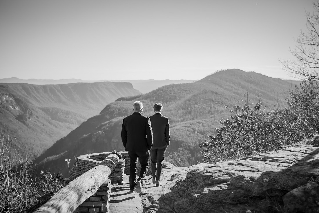 Adventure Wedding in the Mountains with Family | Asheville Elopement Photographer