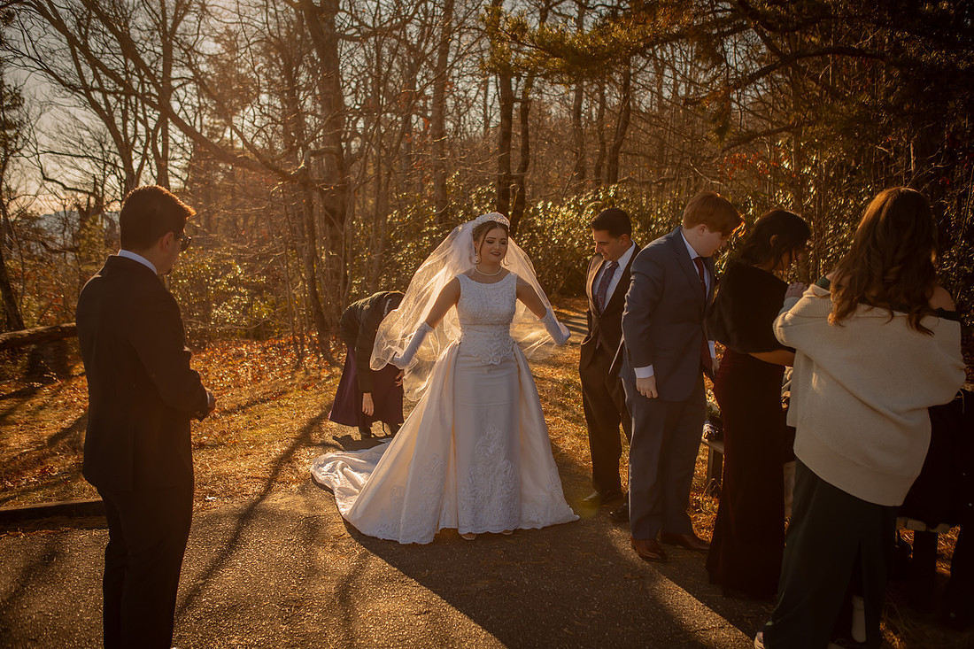 Adventure Wedding in the Mountains with Family | Asheville Elopement Photographer
