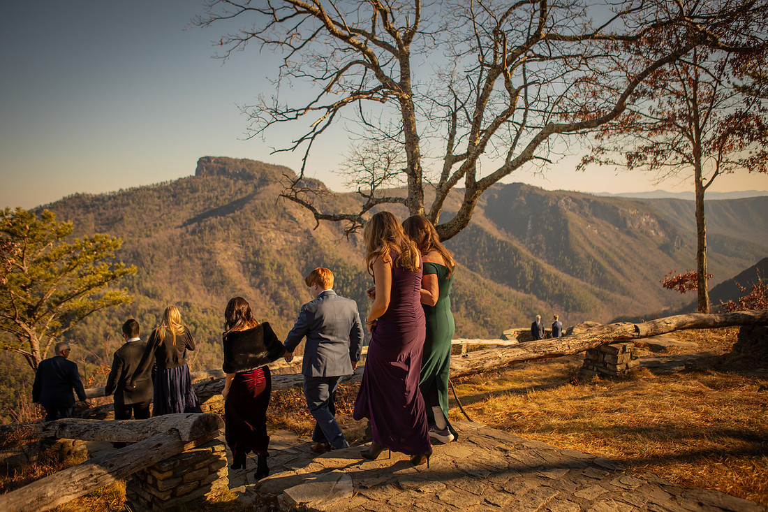 Adventure Wedding in the Mountains with Family | Asheville Elopement Photographer