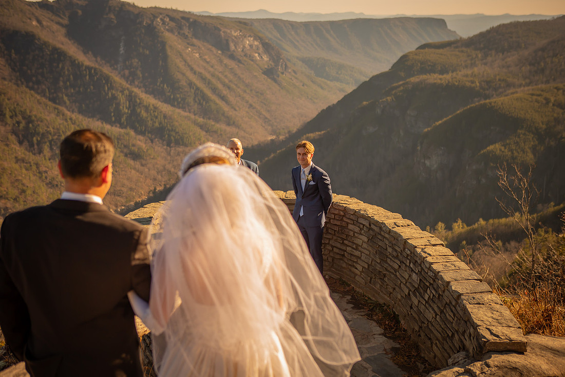 Adventure Wedding in the Mountains with Family | Asheville Elopement Photographer