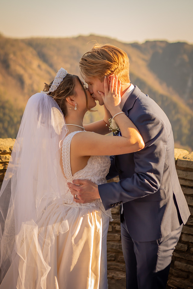 Epic Mountain View Adventure Elopement in Western NC