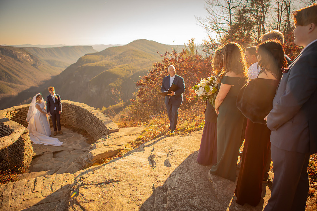 Epic Mountain View Adventure Elopement in Western NC