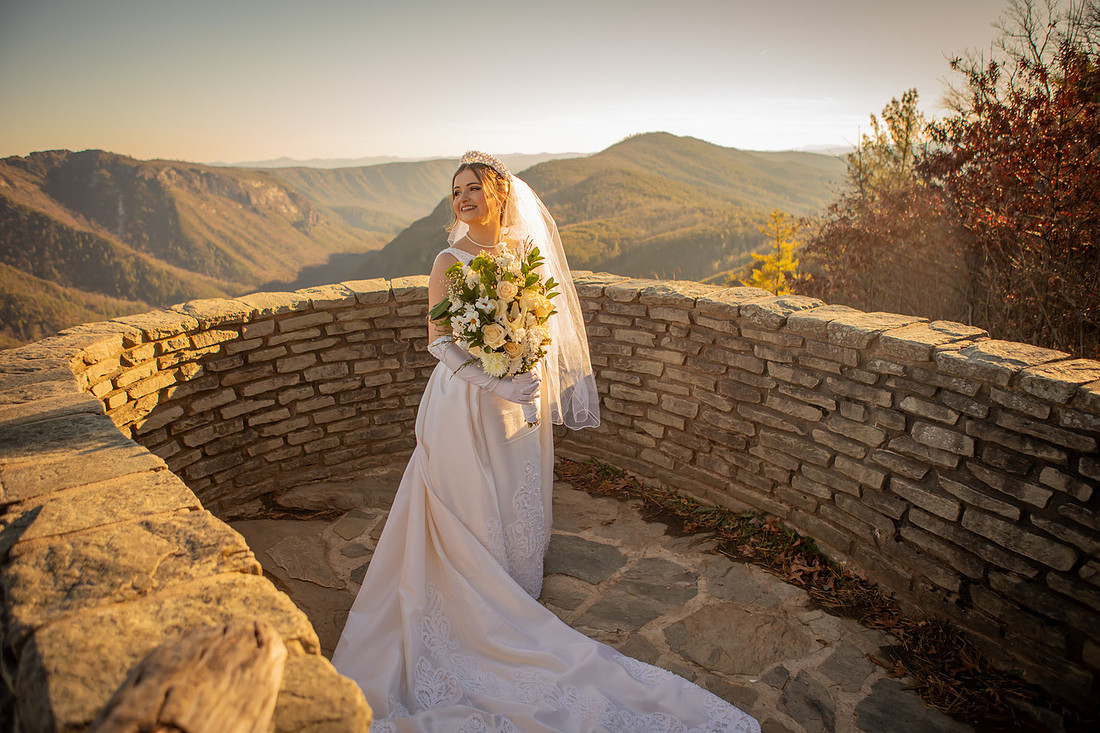 Epic Mountain View Adventure Elopement in Western NC
