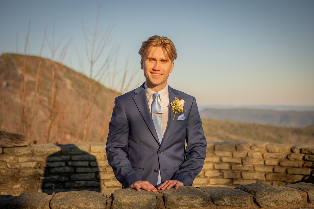 Epic Mountain View Adventure Elopement in Western NC