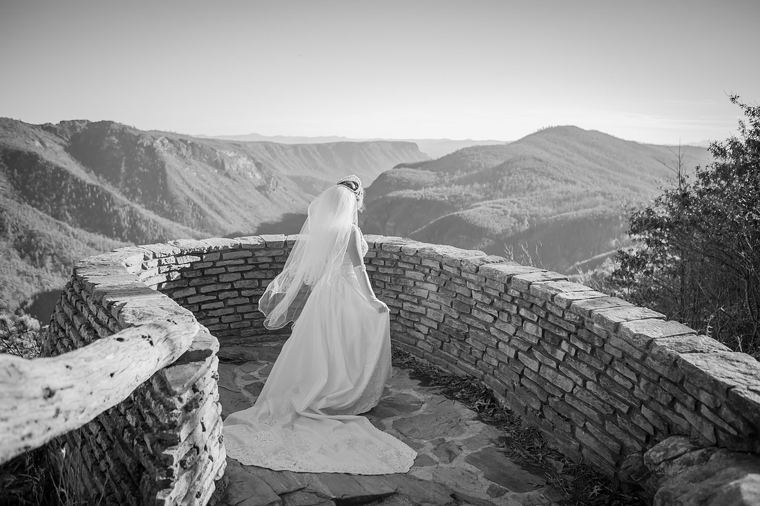 Epic Mountain View Adventure Elopement in Western NC