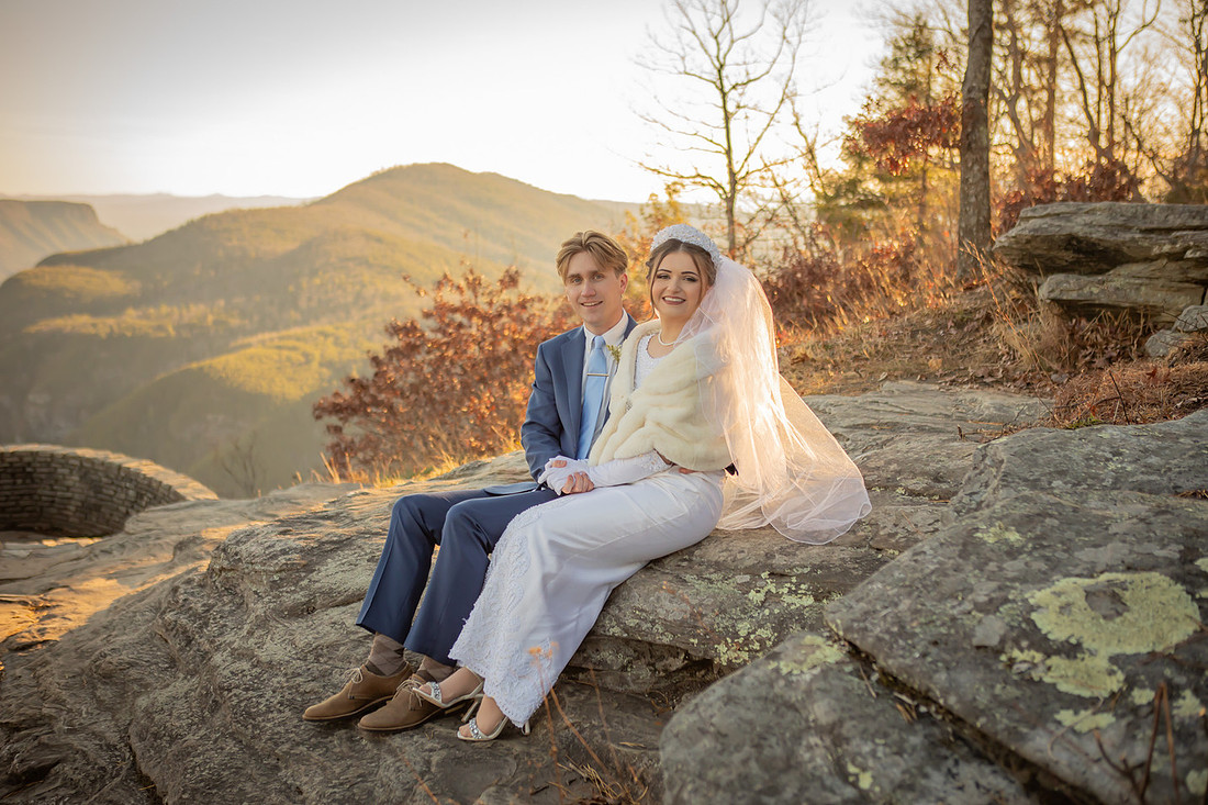 Epic Mountain View Adventure Elopement in Western NC
