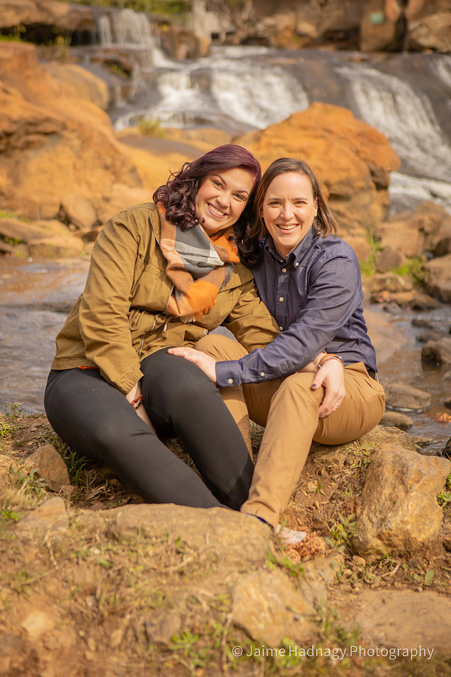Engagement Session at Falls Park Greenville | Asheville Photographer