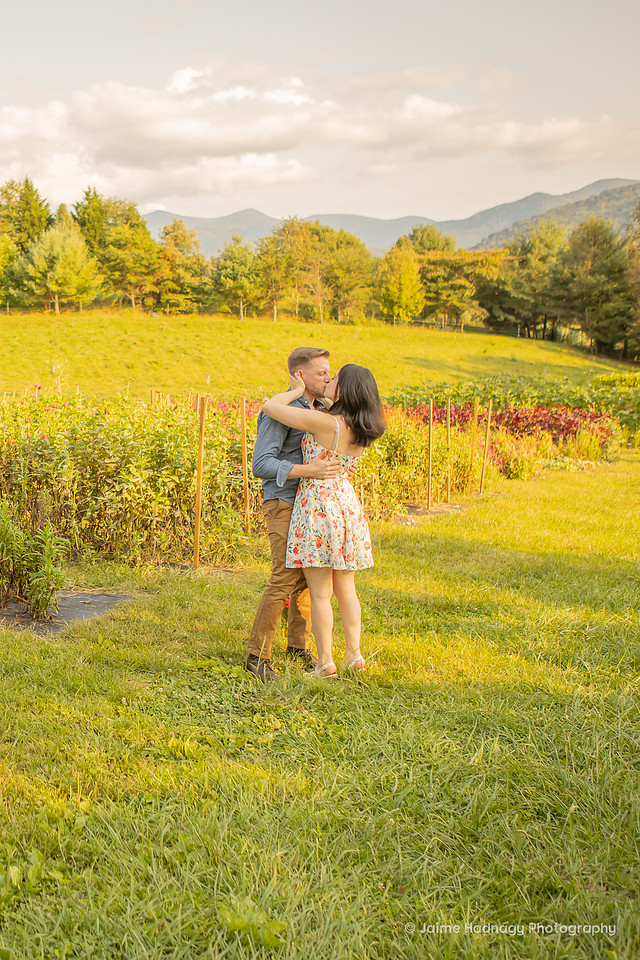Surprise Proposal at Mountain Flower Farm | Asheville Photographer