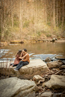 Sam & Trinity: Waterfall Engagement Photos