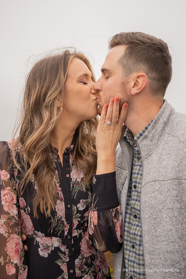 Proposing in the rain | Asheville Engagement Photographer