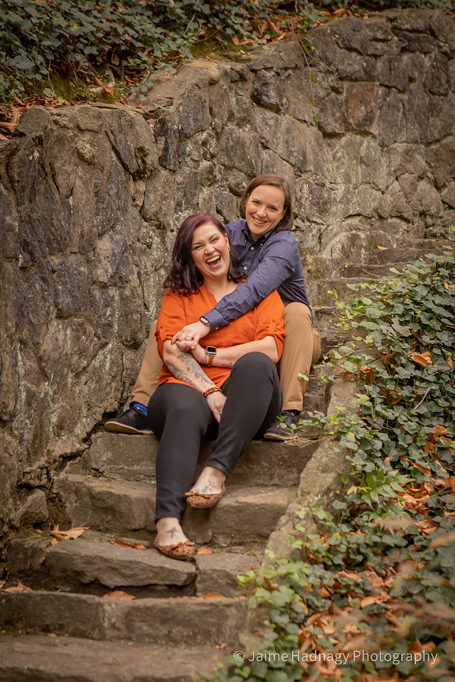 Falls Park Engagement Photos