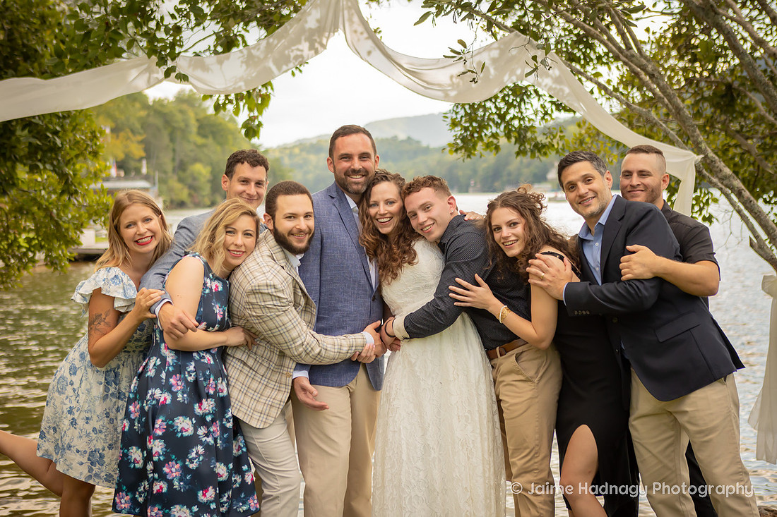 Group Shots After Wedding Family Photos