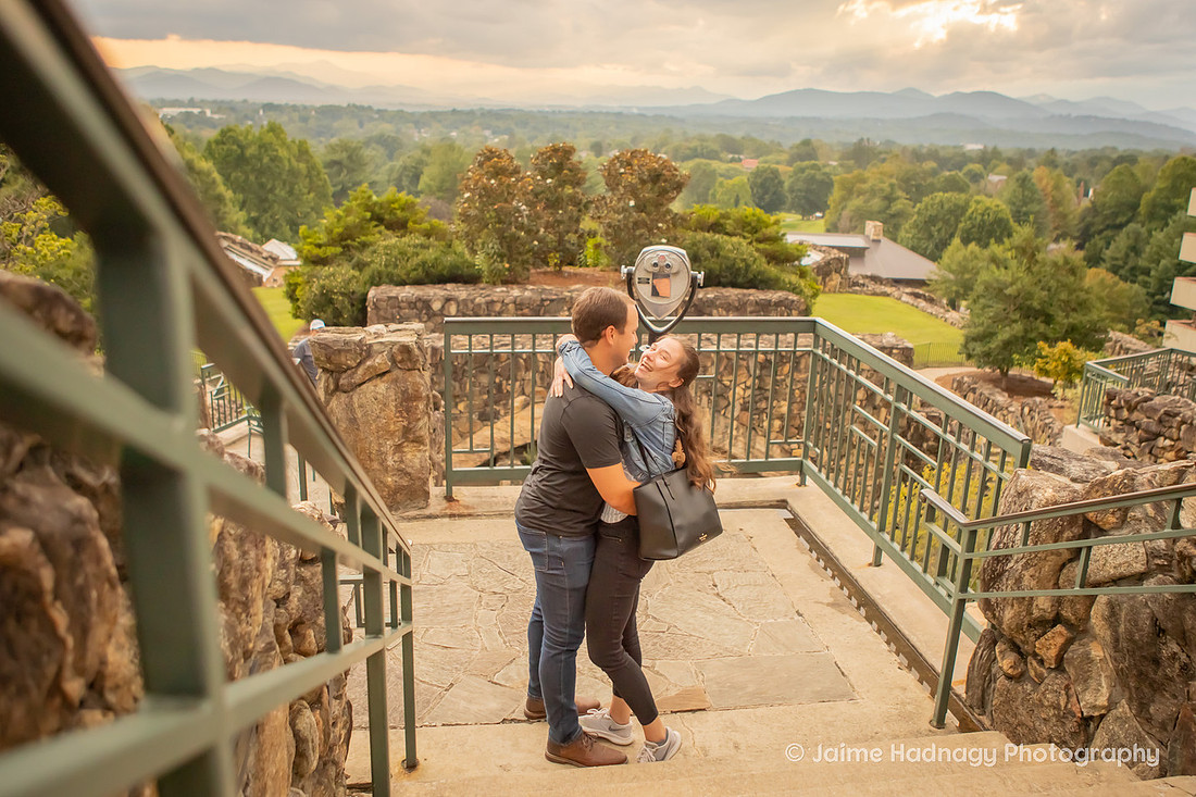 Getting Engaged at The Grove Park Inn | Asheville Proposal Photography