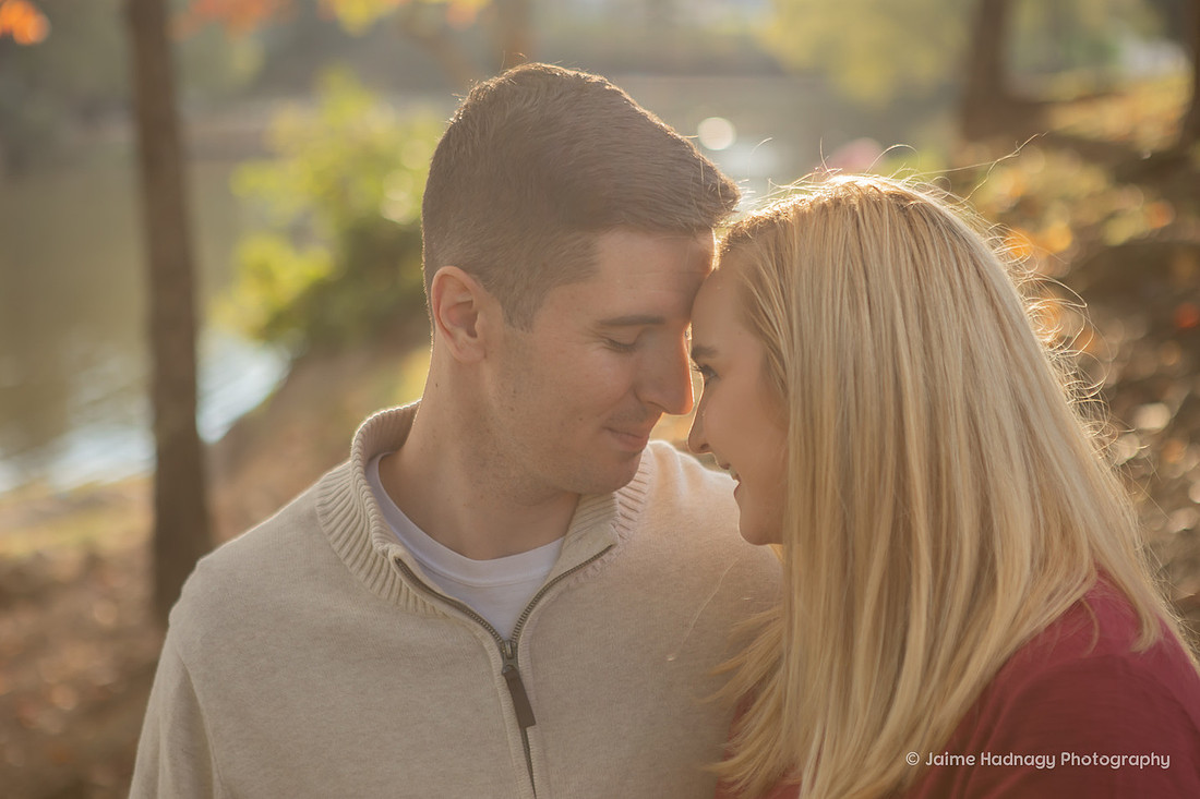 Engagement Photography Session at Lake Louse in Weaverville NC