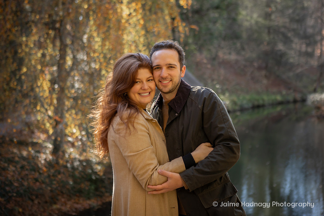 Engagement Photos at the Bass Pond at Biltmore Estate | Asheville Proposal Photographer