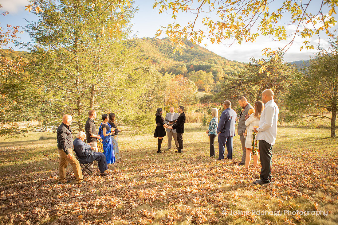 Outdoor Micro Wedding | Asheville Elopement Photographer