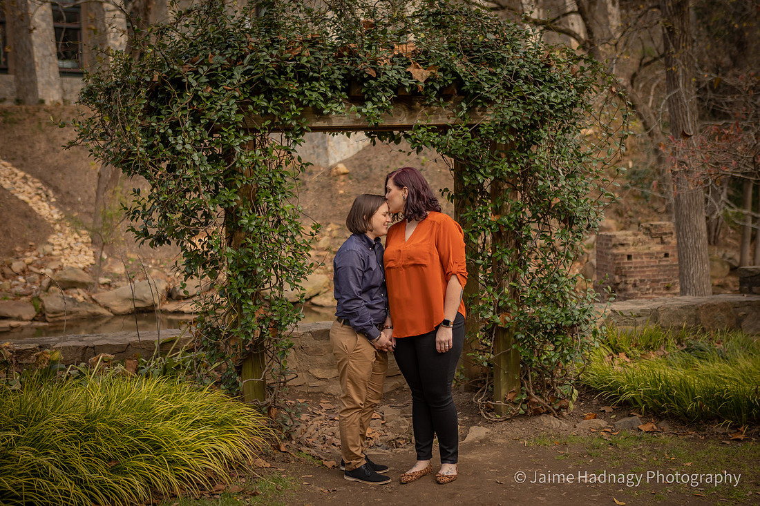 Falls Park Engagement Photos