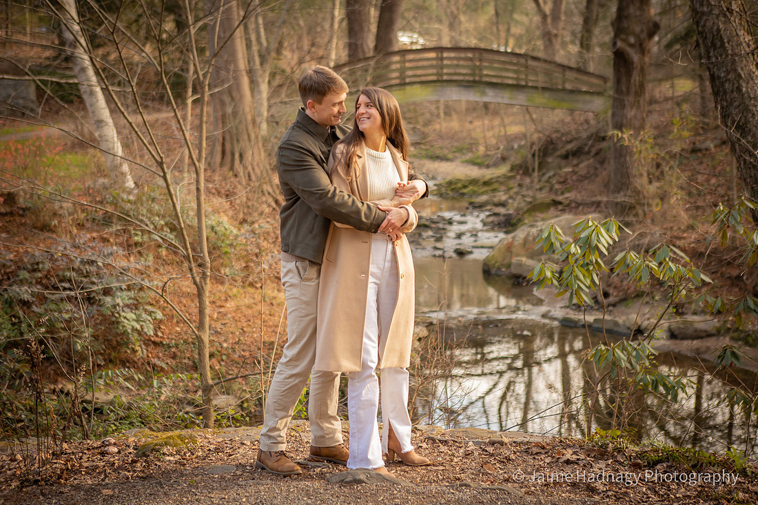Engagement Photos at The Botanical Gardens in Asheville