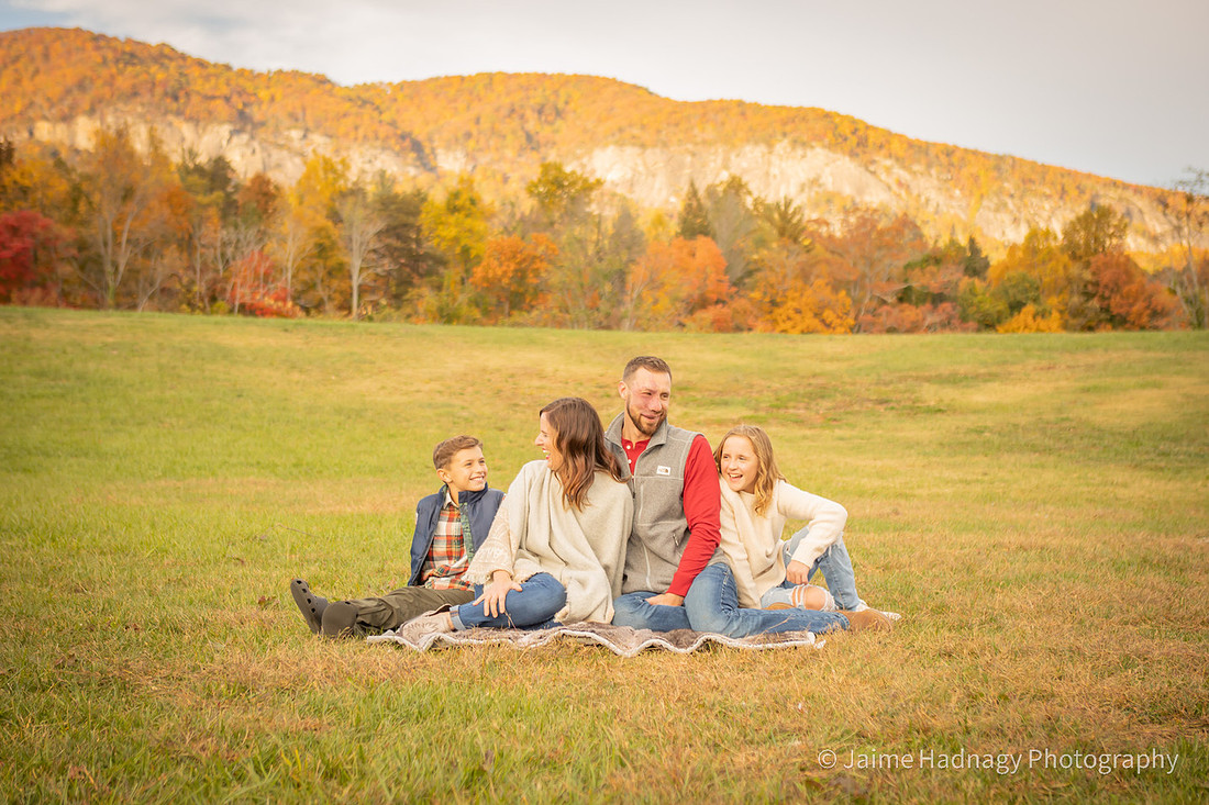 Fun Family Photoshoot Fall | Black Mountain NC Photographer at Lake Lure