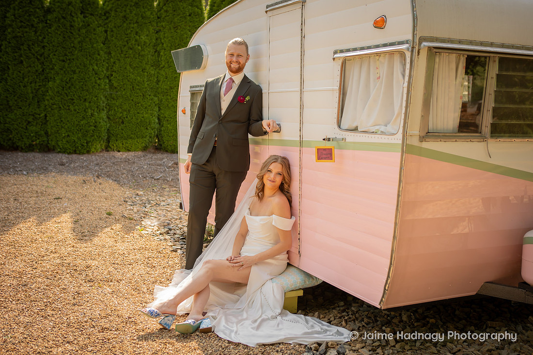 Asheville Wedding Portrait Photography at JuneBug Retro Resort