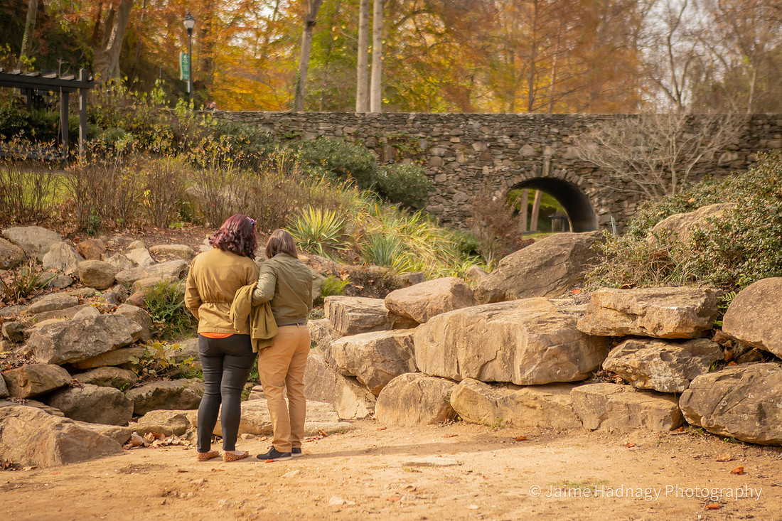 Surprise Proposal At Falls Park | Asheville Photographer Greenville