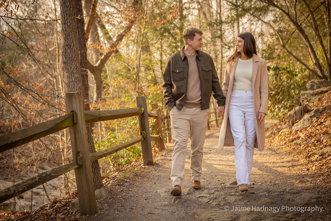 Engagement Photos at The Botanical Gardens in Asheville
