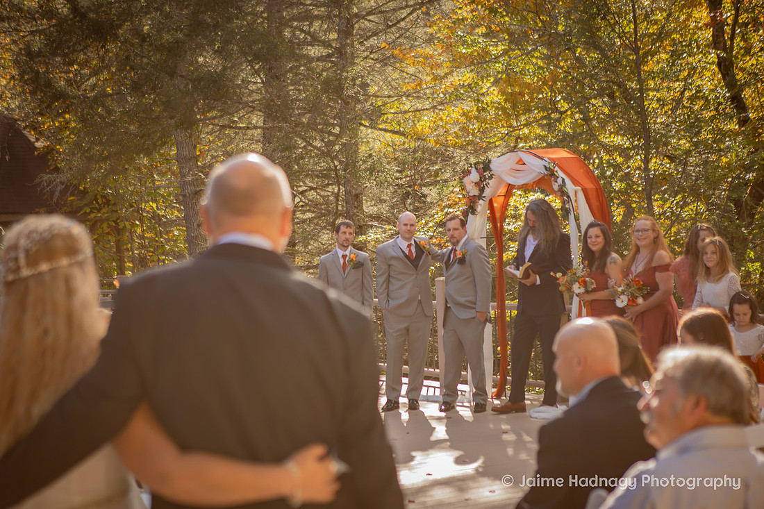 Outdoor Wedding Ceremony | Asheville Wedding Photographer