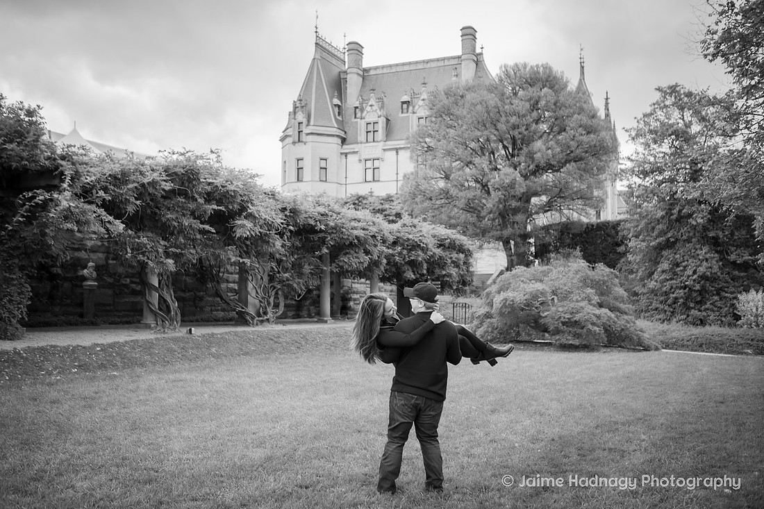 Engagement at Biltmore Estate | Asheville Proposal Photography