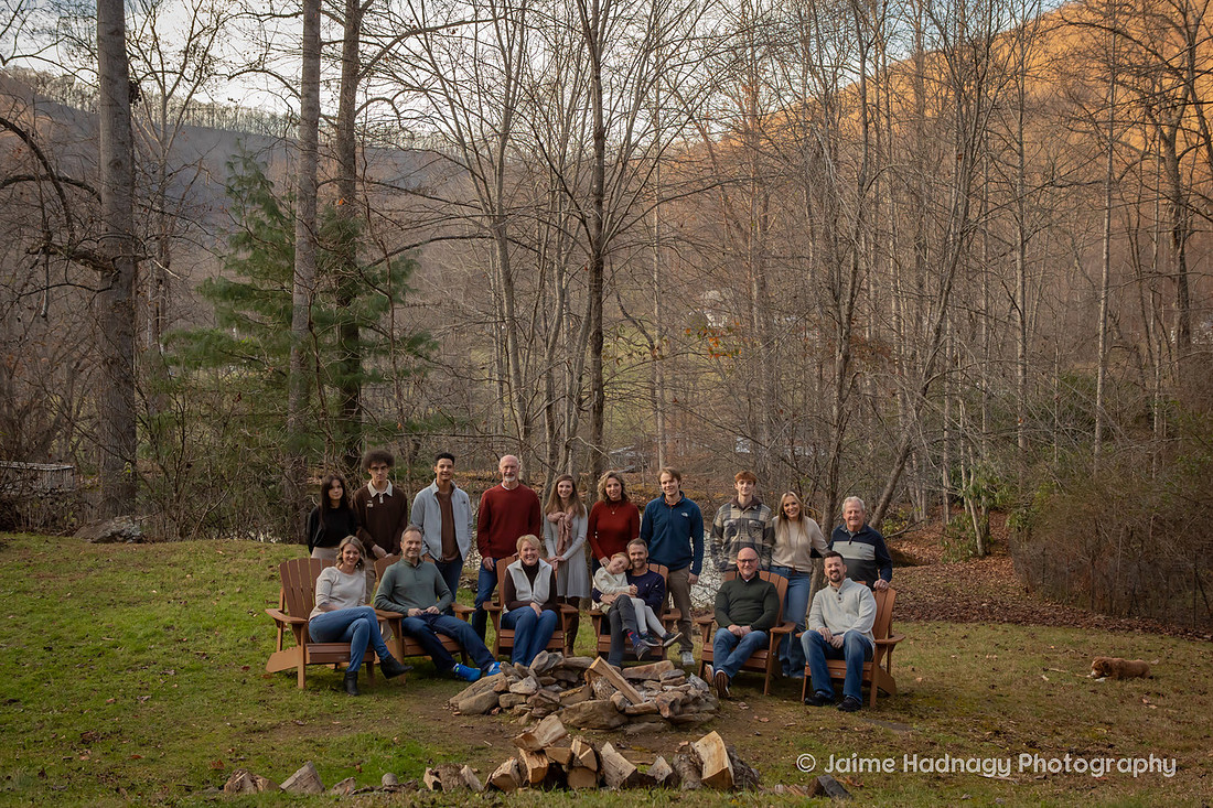 Fall Extended Family Photos in Asheville