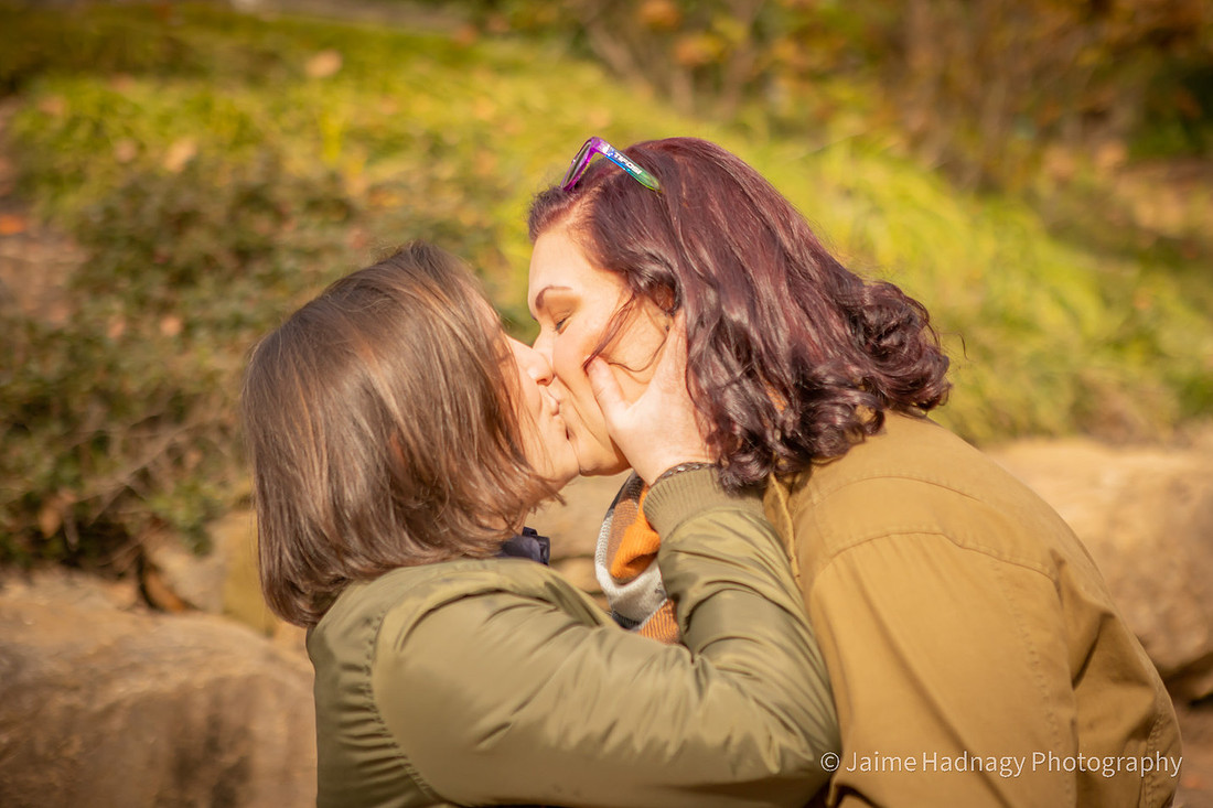Proposing to girlfriend at Falls Park Greenville