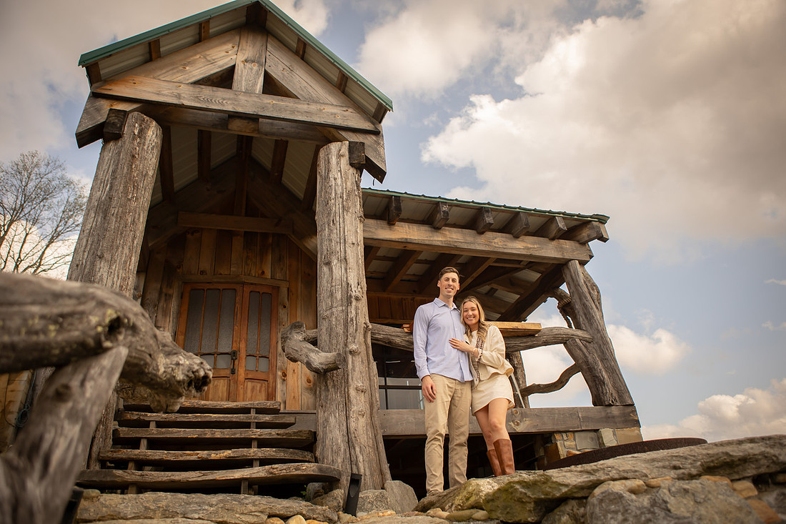 Hendersonville Engagement Photographer Surprise Proposal