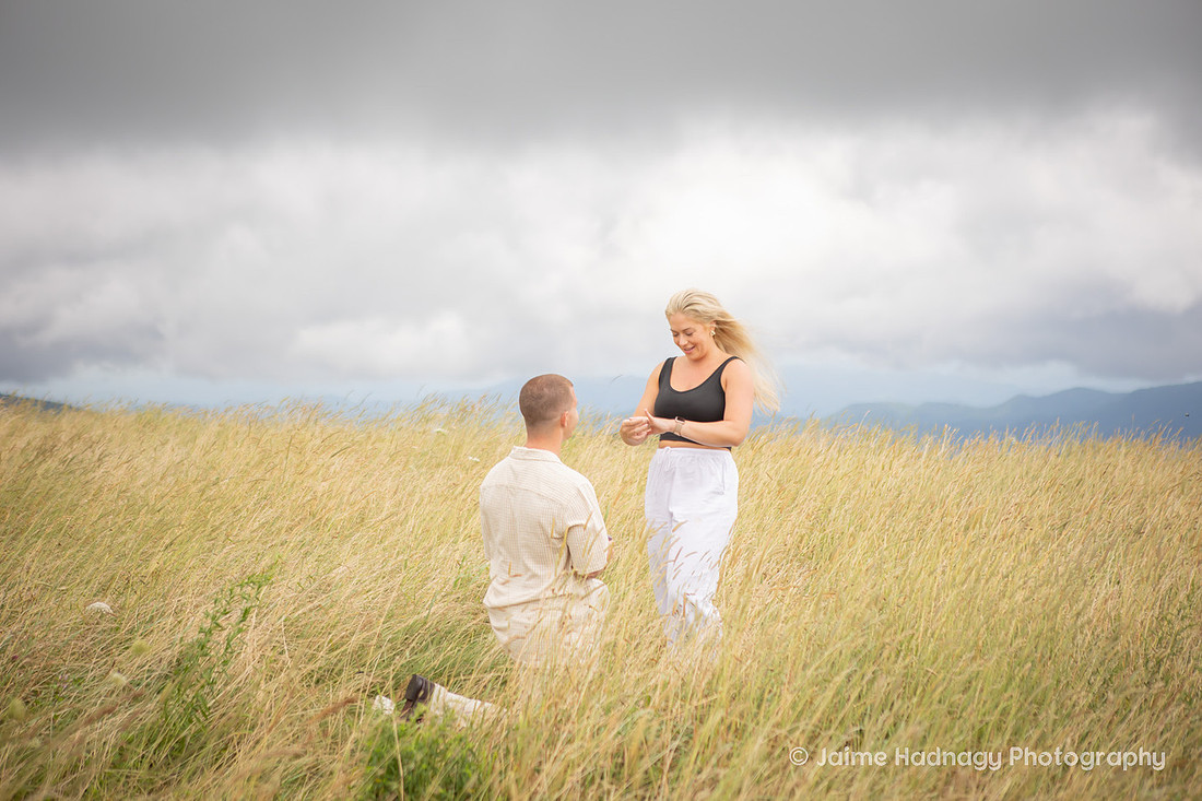 Surprise Proposal in the Mountains | Asheville Engagement Photographer