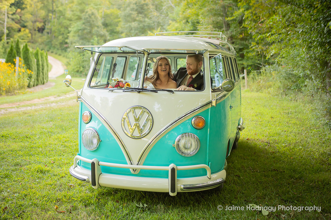Asheville Photographer Retro Wedding