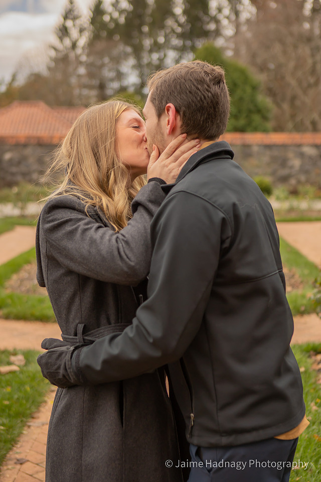 Proposal in the Biltmore Estate Rose Garden | Asheville Engagement Photographer