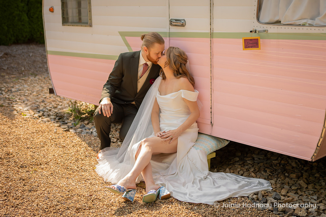Asheville Wedding Portrait Photography at JuneBug Retro Resort