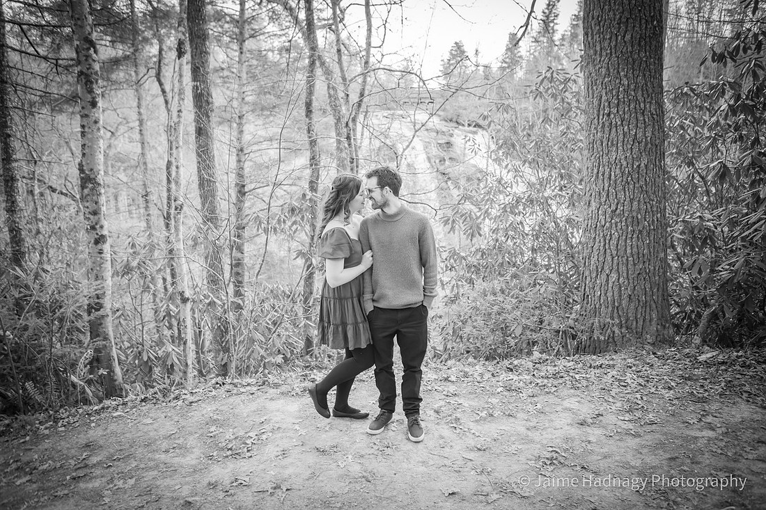 Dupont State Forest High Falls Engagement Photography | Asheville Photographer