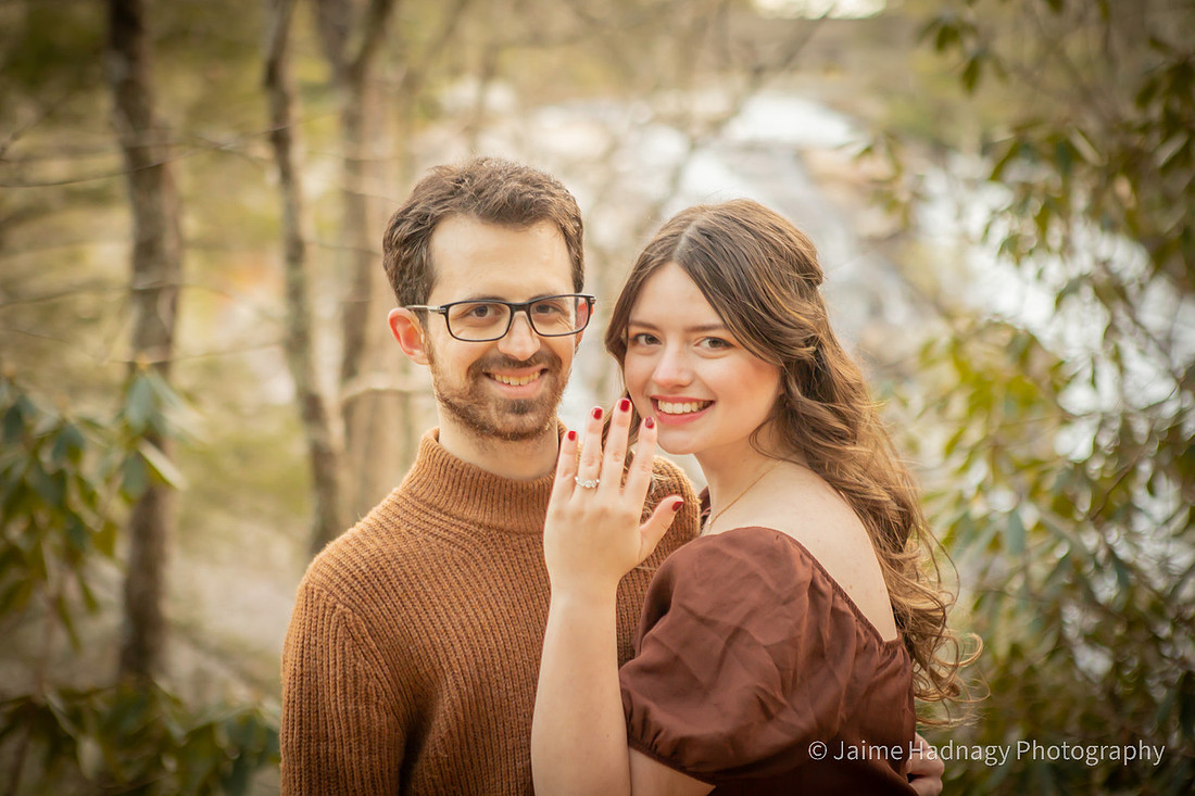 Dupont State Forest High Falls Engagement Photography | Asheville Photographer