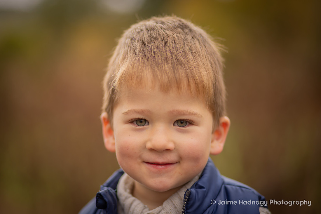 Outdoor Family Photos in Asheville with 4 Year Old Triplets