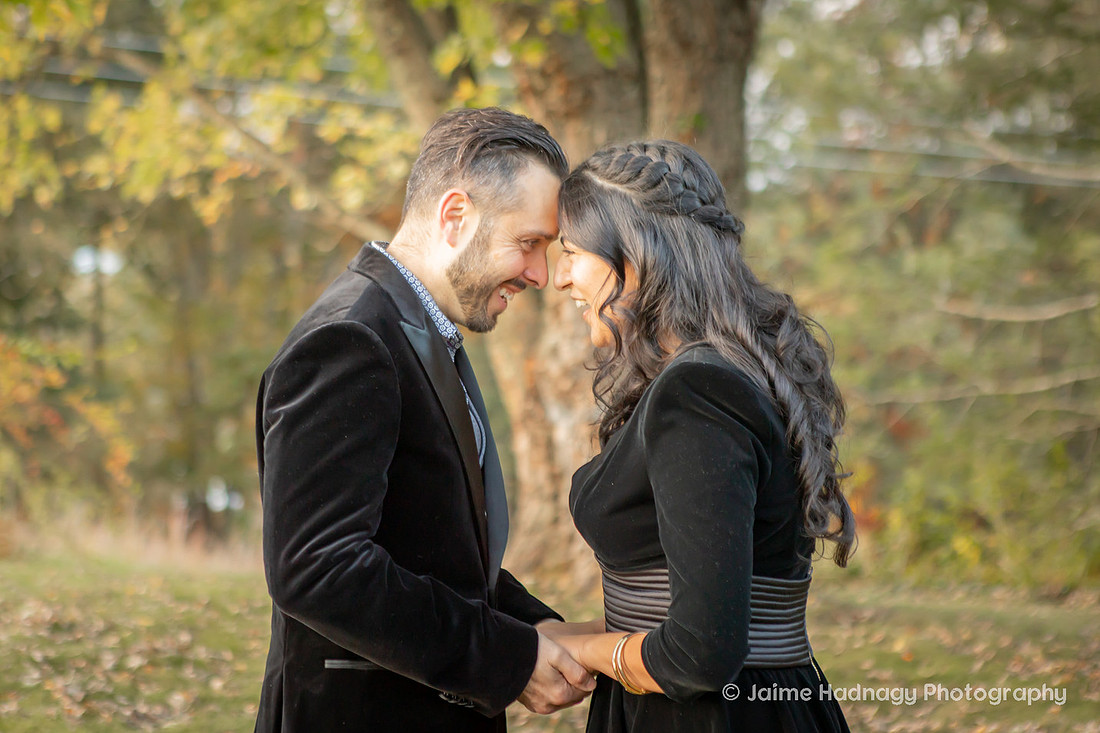 Bride and Groom Elopement in Black | Asheville Wedding Photographer