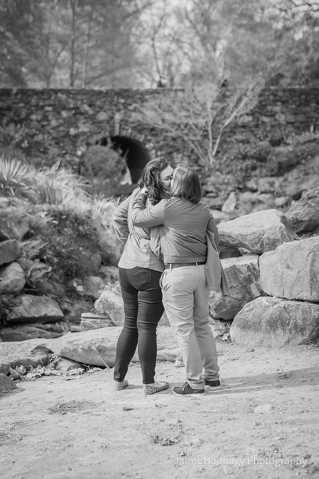 Surprise Proposal At Falls Park | Asheville Photographer Greenville